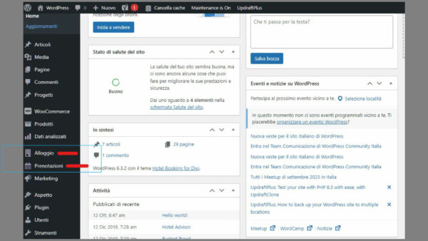 Sito Web  Booking Pro - immagine 2